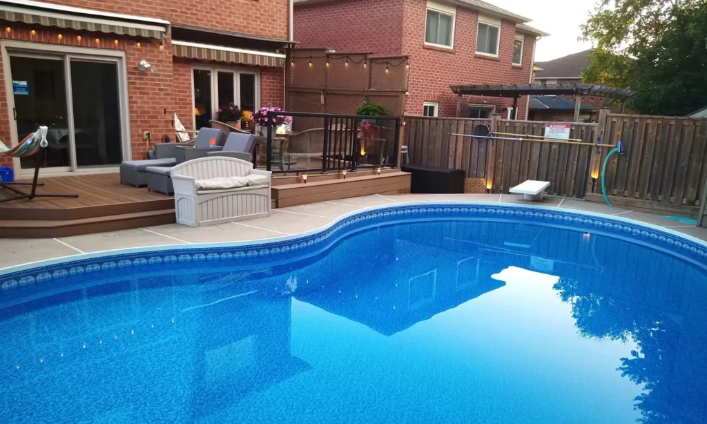 Pool and lounge area